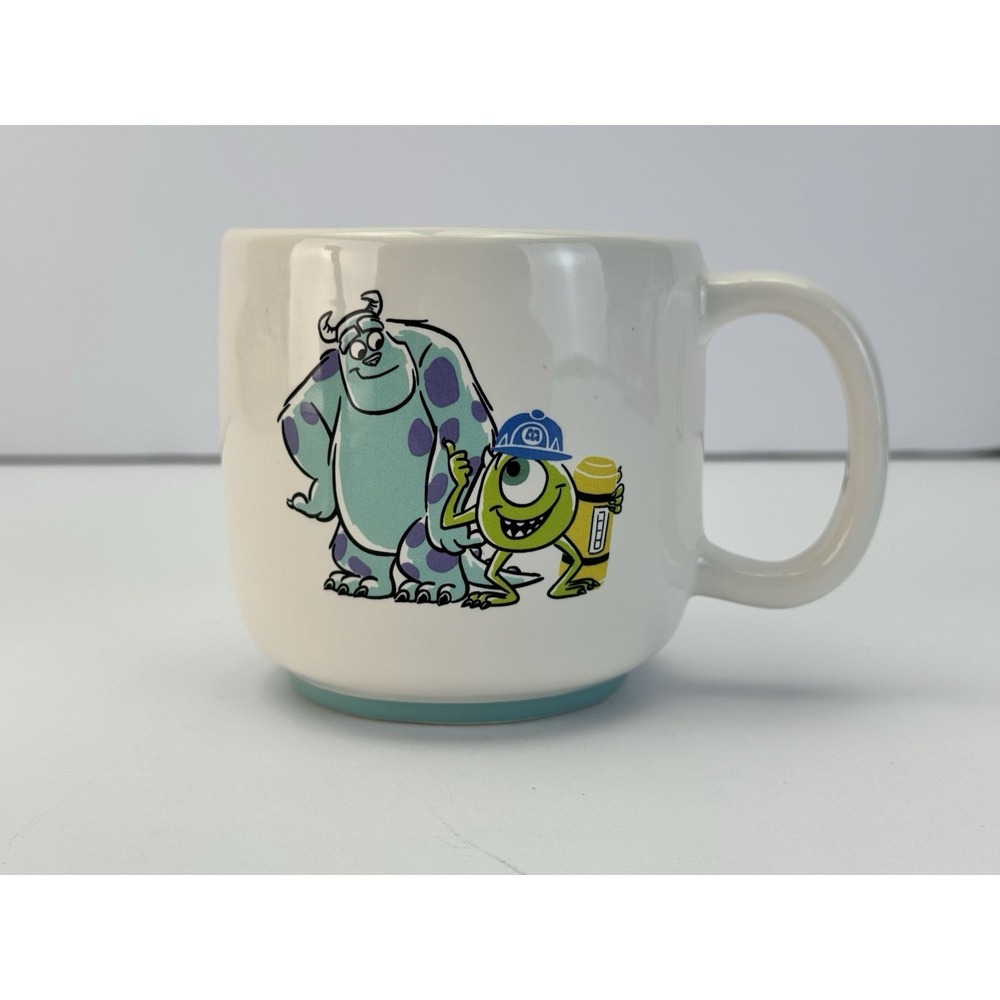 Disney Pixar Rae Dunn MONSTER CREW Double Sided Mug MONSTERS, INC. SULLY & MIKE